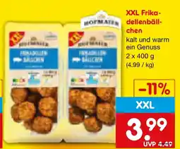 Netto Marken-Discount Hofmaier XXL Frika- dellenbällchen Angebot