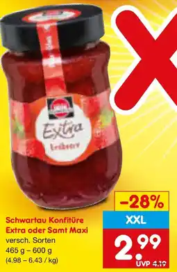 Netto Marken-Discount Schwartau Konfitüre Extra oder Samt Maxi Angebot