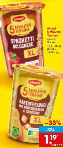 Netto Marken-Discount Maggi 5 Minuten Terrinen Angebot