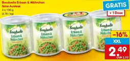 Netto Marken-Discount Bonduelle Erbsen & Möhrchen feine Auslese Angebot