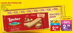Netto Marken-Discount Loacker Maxi Waffeln XXL Angebot