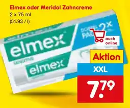 Netto Marken-Discount Elmex oder Meridol Zahncreme Angebot