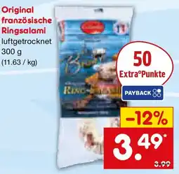 Netto Marken-Discount Original französische Ringsalami Angebot