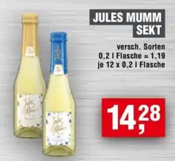 Handelshof JULES MUMM SEKT Angebot