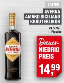 Handelshof AVERNA AMARO SICILIANO KRÄUTERLIKÖR Angebot