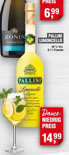 Handelshof PALLINI Limoncello Liqueur Angebot