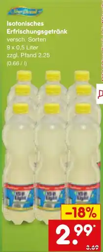 Netto Marken-Discount Isotonisches Erfrischungsgetränk Angebot