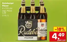 Netto Marken-Discount Radeberger Pilsner Angebot