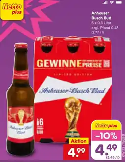 Netto Marken-Discount Anheuser Busch Bud Angebot