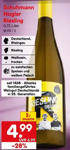 Netto Marken-Discount Schuhmann Nagler Riesling Angebot
