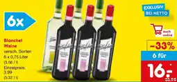 Netto Marken-Discount Blanchet Weine Angebot