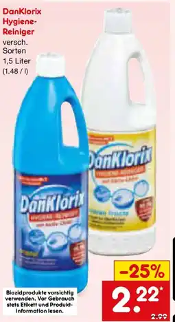 Netto Marken-Discount DanKlorix Hygiene- Reiniger Angebot