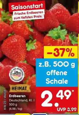 Netto Marken-Discount HEIMAT Erdbeeren Angebot
