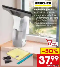 Netto Marken-Discount KÄRCHER Fenstersauger WV1 Angebot