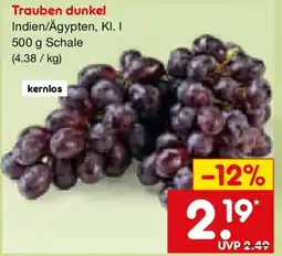 Netto Marken-Discount Trauben dunkel Angebot