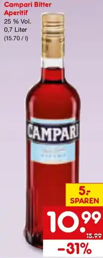 Netto Marken-Discount Campari Bitter Aperitif Angebot