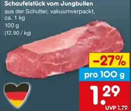 Netto Marken-Discount Schaufelstück vom Jungbullen Angebot