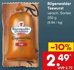 Netto Marken-Discount Rügenwalder Teewurst Angebot