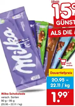 Netto Marken-Discount Milka Schokolade Angebot