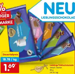 Netto Marken-Discount Lieblings Tafelschokolade Angebot