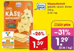 Netto Marken-Discount GUTES Land Käseaufschnitt Angebot