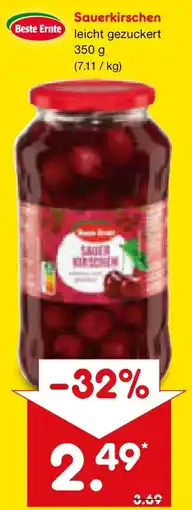Netto Marken-Discount Beste Ernte Sauerkirschen Angebot