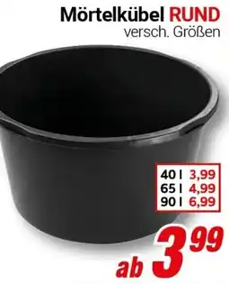 CENTERSHOP Mörtelkübel RUND Angebot