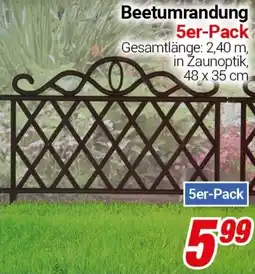 CENTERSHOP Beetumrandung Angebot