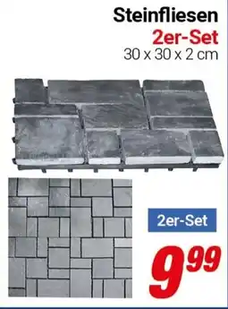 CENTERSHOP Steinfliesen 2er-Set Angebot