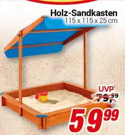 CENTERSHOP Holz-Sandkasten Angebot