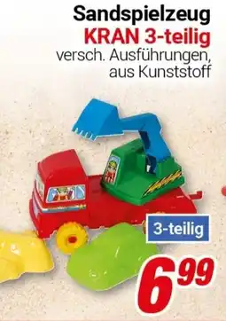 CENTERSHOP Sandspielzeug KRAN 3-teilig Angebot