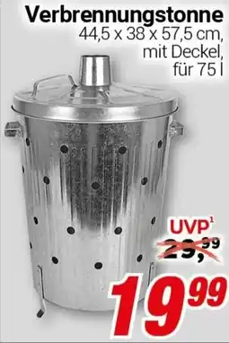 CENTERSHOP Verbrennungstonne Angebot