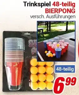 CENTERSHOP Trinkspiel 48-teilig BIERPONG Angebot