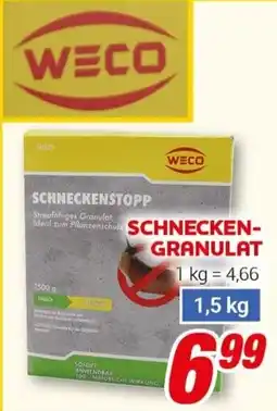 CENTERSHOP Weco schnecken granulat Angebot