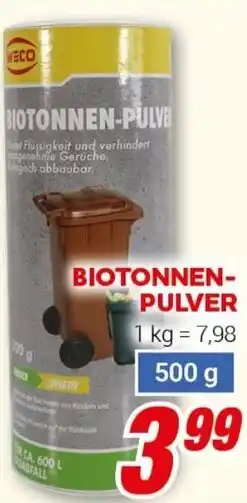 CENTERSHOP Weco biotonnenpulver Angebot
