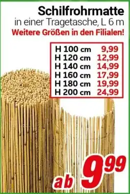 CENTERSHOP Schilfrohrmatte Angebot