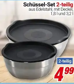 CENTERSHOP Schüssel-Set 2-teilig Angebot