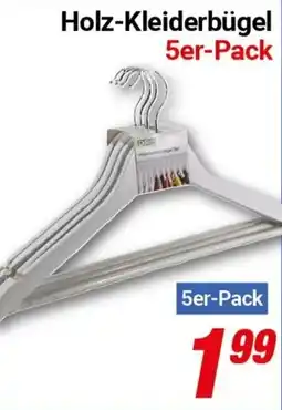 CENTERSHOP Holz-Kleiderbügel Angebot