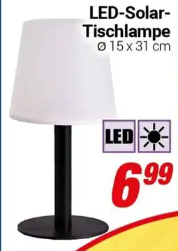 CENTERSHOP LED-Solar- Tischlampe Angebot