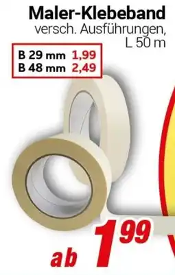 CENTERSHOP Maler-Klebeband Angebot