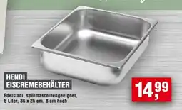 Handelshof HENDI EISCREMEBEHÄLTER Angebot