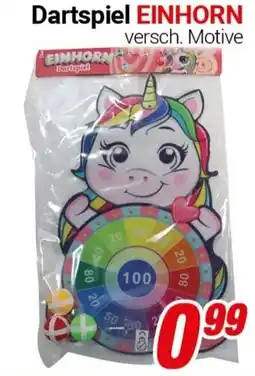CENTERSHOP Dartspiel EINHORN Angebot
