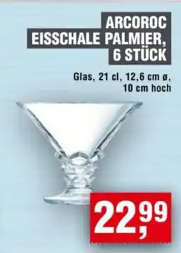 Handelshof ARCOROC EISSCHALE PALMIER, 6 STÜCK Angebot