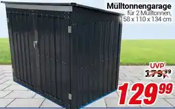 CENTERSHOP Mülltonnengarage Angebot