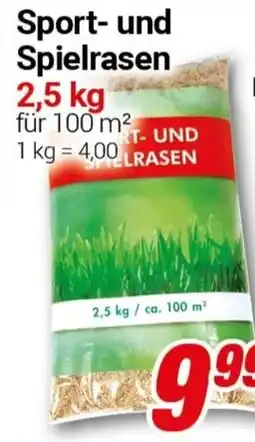 CENTERSHOP Sport- und Spielrasen Angebot