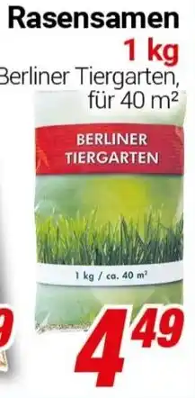 CENTERSHOP Rasensamen Angebot