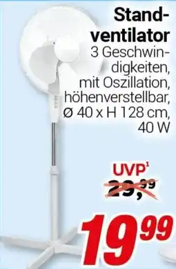 CENTERSHOP Stand ventilator Angebot