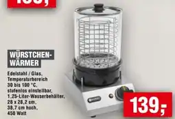 Handelshof HENDI WÜRSTCHEN- WÄRMER Angebot