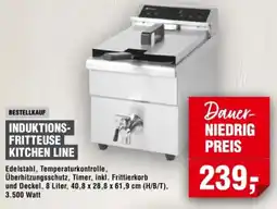 Handelshof HENDI INDUKTIONS- FRITTEUSE KITCHEN LINE Angebot