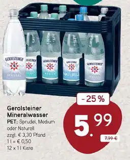 Dornseifer Gerolsteiner Mineralwasser Angebot